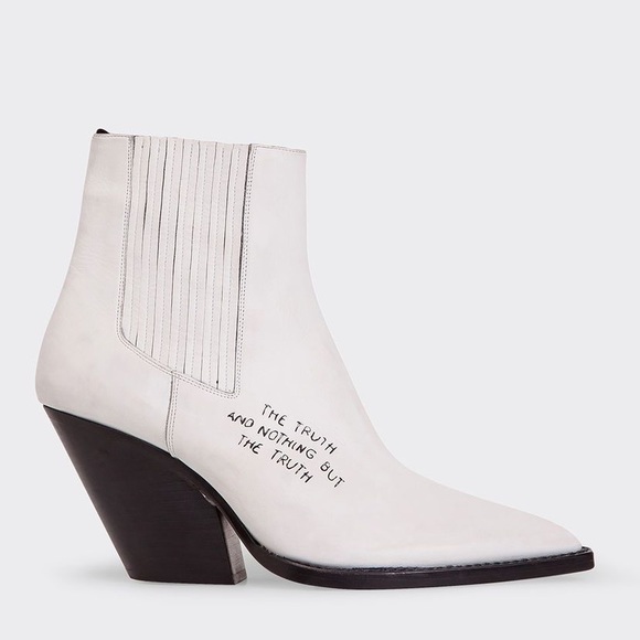 IRO Shoes - New IRO The Truth White Leather Boots